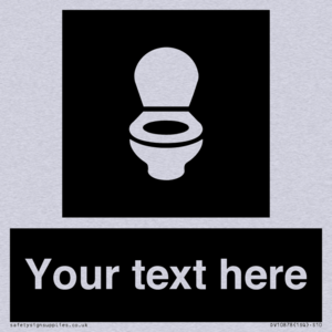 Custom information: black panel wc toilet